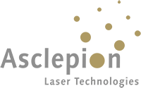 Asclepion logo bílé